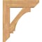 Ekena Millwork Imperial Slat Smooth Bracket w/ Offset Brace, Western Red Cedar, 7 1/2"W x 28"D x 32"H BKT0806X28X32IMP06SWR - alternate 4